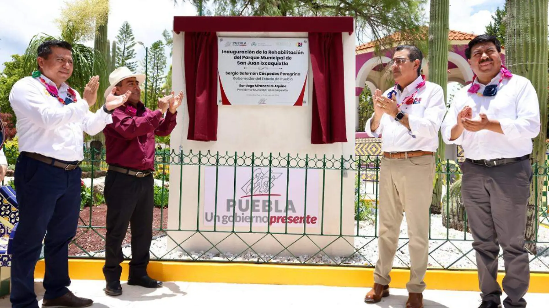 Sergio Salomon durante gira de trabajo en municipios